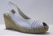 Espadrille Escarpin cuir