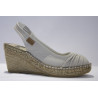 Espadrille Escarpin cuir