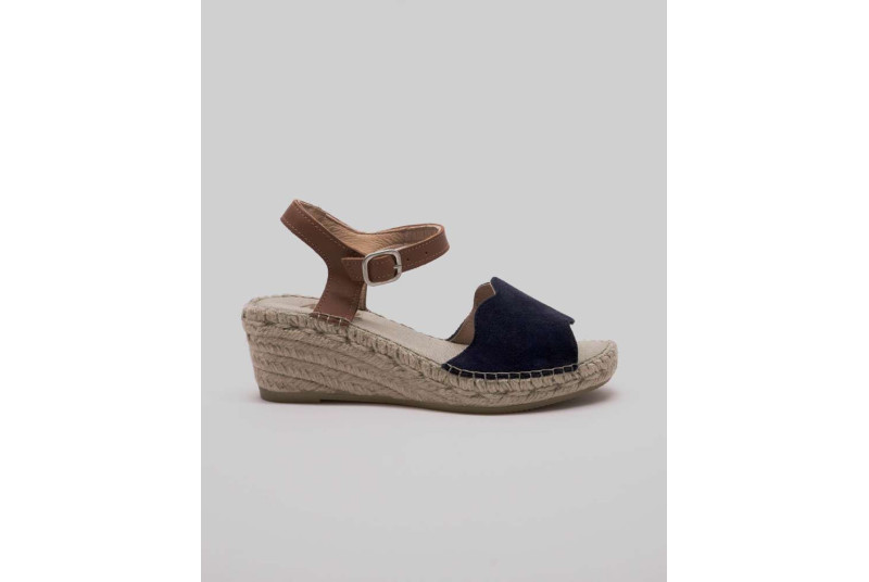 Espadrille sandale "vague"