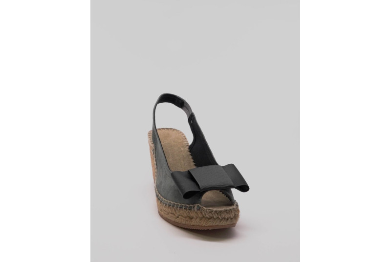 Espadrille escarpin avec noeud (cathy)