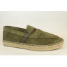 Espadrille homme mocassin bi-matière